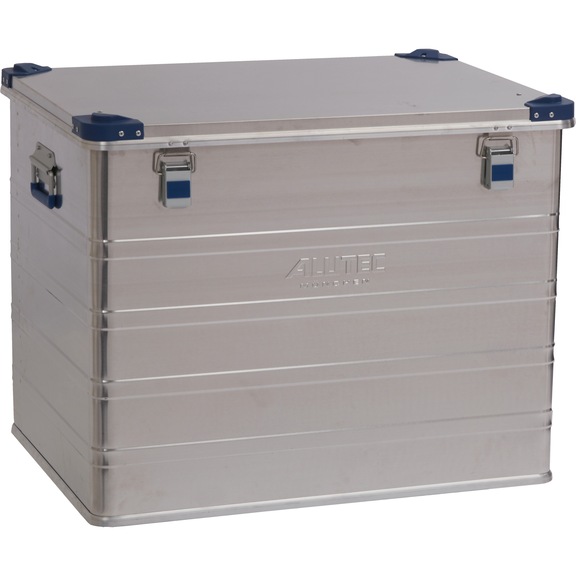 Aluminium box INDUSTRY 243 met deksel, handgreep en knevelsluitingen - D-serie aluminium box