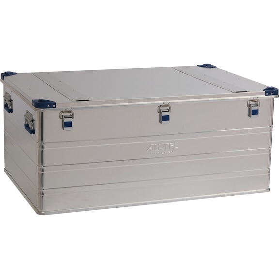 Caja de aluminio INDUSTRY 425 con tapa, asas y cierres con muelle - Caja de aluminio serie D