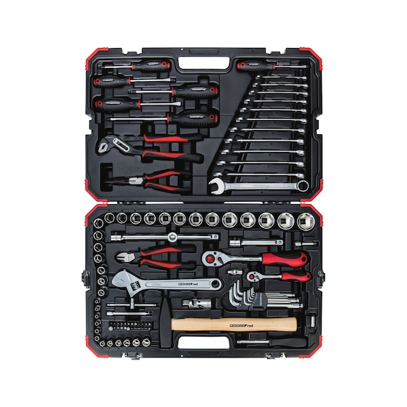 Socket and tool set, 100 pieces