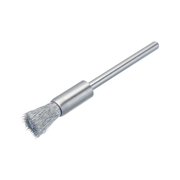 Cepillo en forma de brocha/en miniatura ATORN, alambre de acero, 0,10 Ø5x3 - Cepillos en miniatura, cepillos metálicos redondos/en forma de brocha