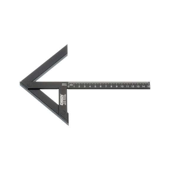 符合 DIN 875 标准的 ORION 通用定心角尺，150 x 130 毫米，精度 2 - 通用定心角尺