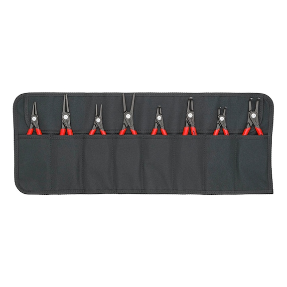 KNIPEX set preciznih klešta za seger osigurače u torbi, 8 delova - Set preciznih klešta za seger osigurače