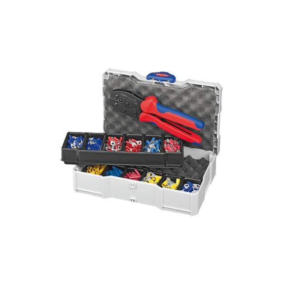 KNIPEX crimping assortment for cable connectors 97 90 21 - Crimping assortment, cable connectors