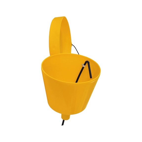SHV waste oil funnel with lid - Waste oil funnel made of thick-walled plastic