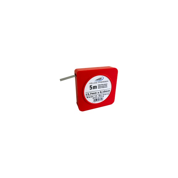 0611515 HELIOS PREISSER, Fühlerlehrenband 5 mx13 mm in Plastikdose 0,15 mm - Fühlerlehrenbänder in Einzelkassetten