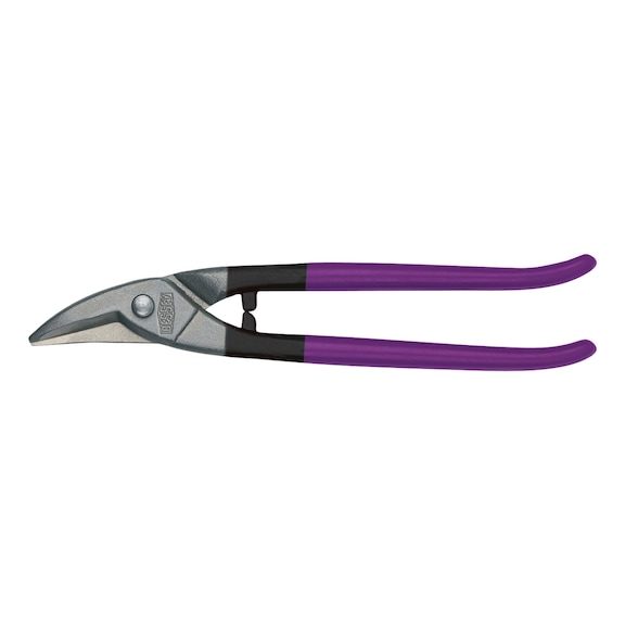 Hole shears D 407, right-cutting, with PVC-dipped handle