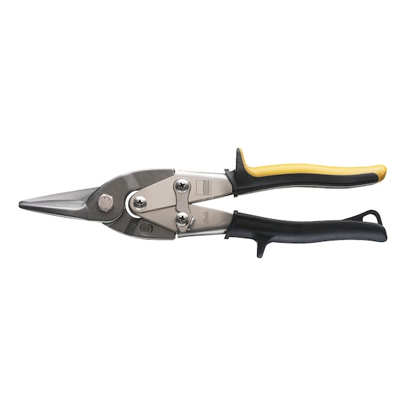 ERDI shape-cutting snips D16S, 240 mm, straight blades - Pattern snips straight, D 16 S, left-cutting