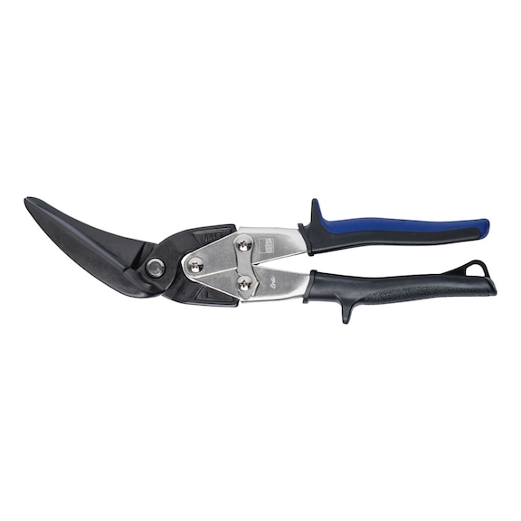 ERDI straight-cut shears, 280 mm, Multisnip Longstyle stain. steel, ex lg bl - Aviation shears Multisnip Longstyle D 22 A, left-cutting