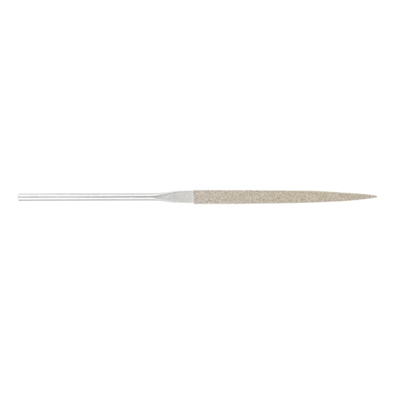 Lima de aguja de diamante PFERD, tamaño del grano D181, con punta plana - Lima de aguja de diamante, con punta plana