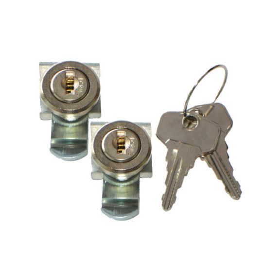 ZARGES 锁组，2 把锁，通开钥匙 - 锁组采用通开钥匙