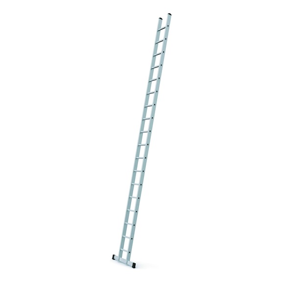 ZARGES LM-Sprossen-Anlegeleiter Leiterlänge 5,29 m 18 Sprossen - Sprossenleitern aus Aluminium, mit Traverse