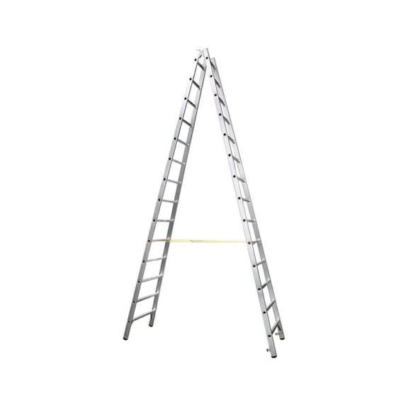 Zarges step ladder with rungs, double-sided access 40315, 5.10 m - Basamaklı portatif merdiven