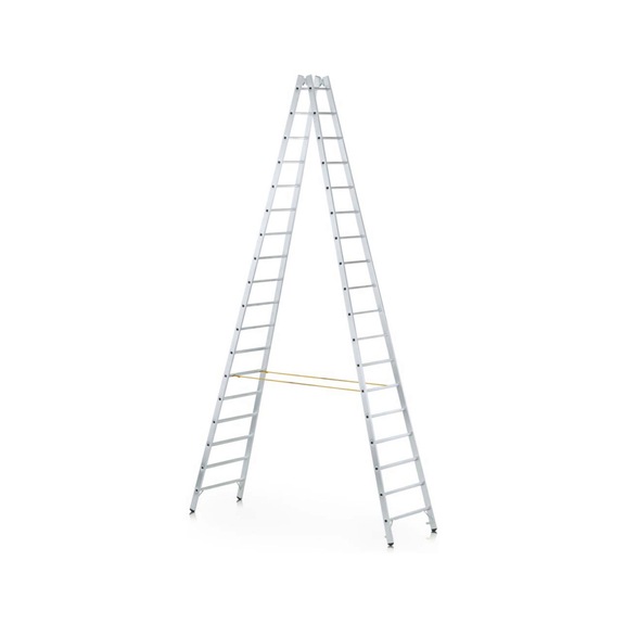 Zarges step ladder with rungs, double-sided access 40320, 6.15 m - Basamaklı portatif merdiven
