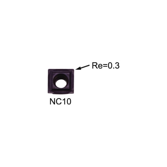 N9MT11T3CT-NC10 NINE9, Wendeschneidplatte-TiAlN - N9MT, NC-Anbohrer Wendeschneidplatten