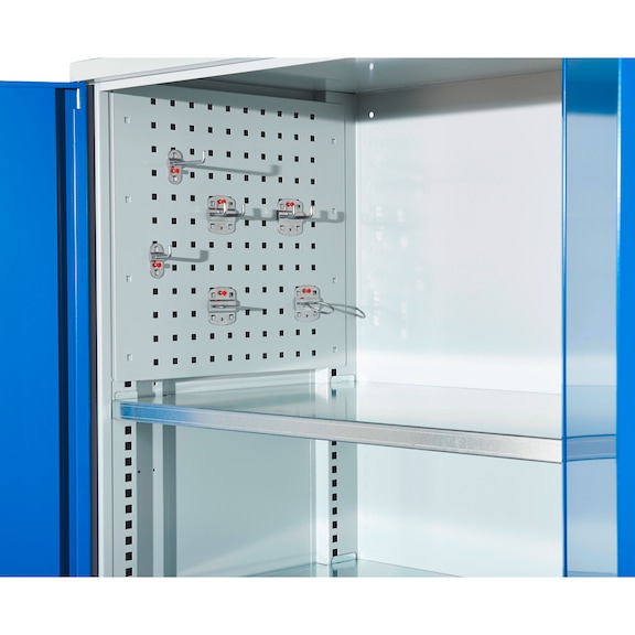 Shelf, galvanised W x D 928 x 525 mm load capacity 160 kg - Shelf