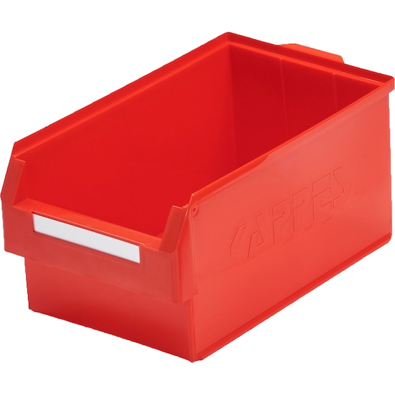 RASTERPLAN easy-view storage bins size 1, 500x300x250 mm red - Easy-view storage bin