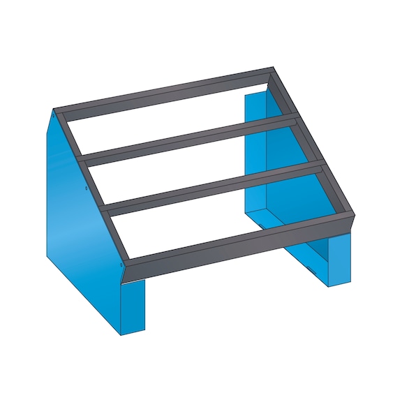 LISTA NC asztali állvány, 36x27E (SzéxMéxMa) 588x413x345 mm R5012 - CNC table frame