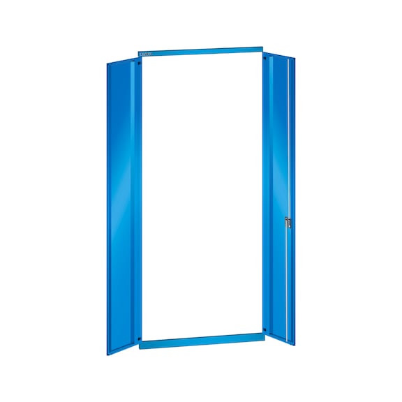 LISTA Menteşeli kapı L1006 yan duvar tasarımı (GxY) 850x2200 mm R5012 - Menteşeli kapaklar