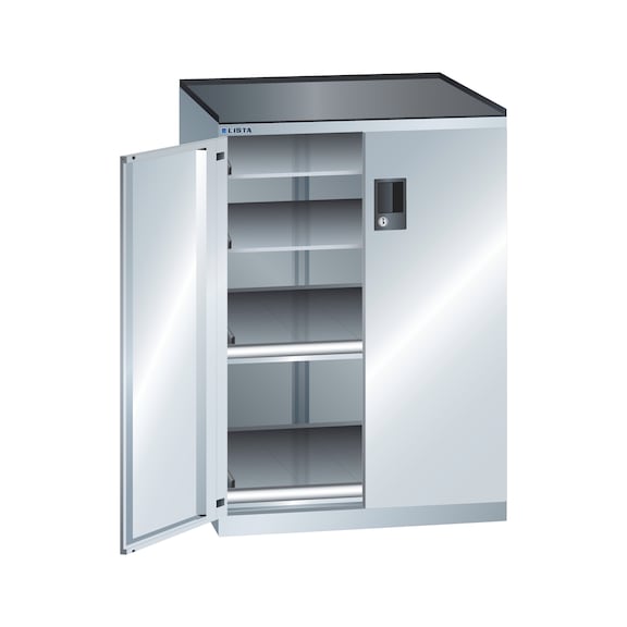 LISTA armoire à tiroirs 36x36E 717 x 753 x 1020 mm verrou à CLE R7035 - Armoires à tiroirs