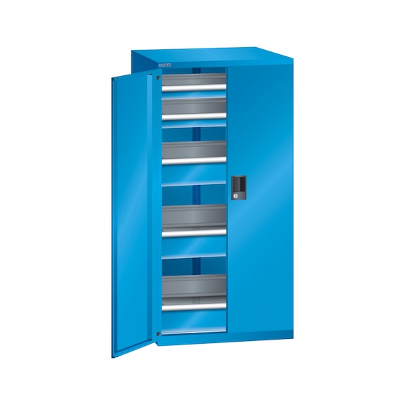 LISTA armoire à tiroirs 36x36E 717 x 753 x 1450 mm verrou à CODE R5012 - Armoires à tiroirs