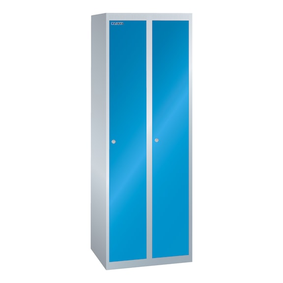 LISTA armoire 600 x 500 x 1700 mm 2 compartiments R7035/R5012 - Casier