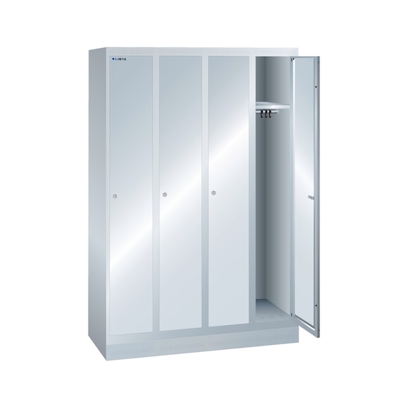 LISTA armoire 1200 x 500 x 1800 mm 4 compartiments R7035 - Casier