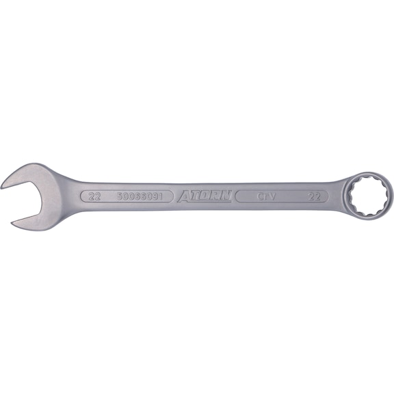 ATORN combination wrench 22 mm DIN 3113 A - Combination wrench (DIN 3113 A) with special coating