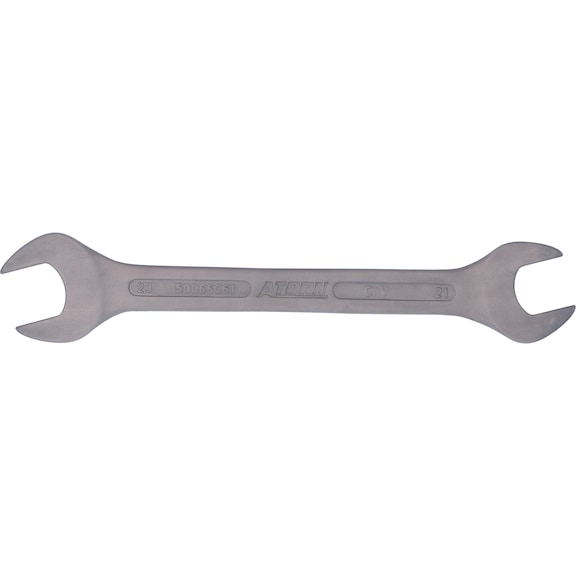 ATORN double open-end wrench 21 x 23 mm DIN 3110 - Double open-end wrench with special coating