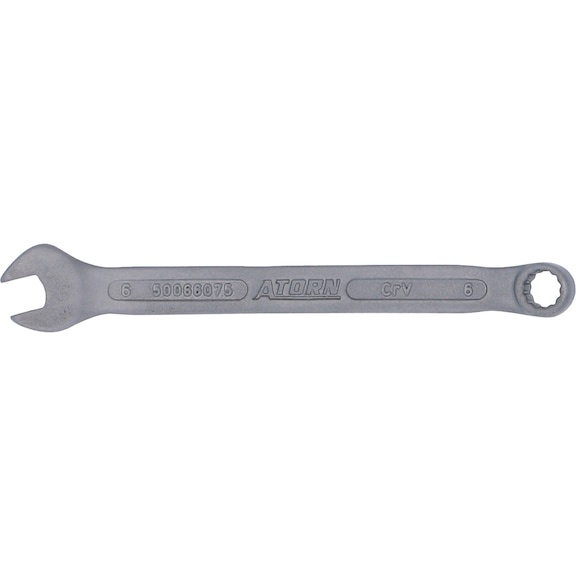 ATORN combination wrench 6 mm DIN 3113 A - Combination wrench (DIN 3113 A) with special coating