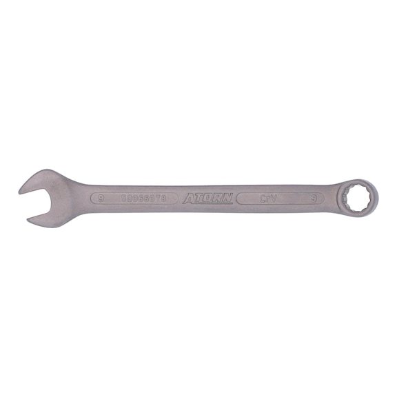 ATORN combination wrench 9 mm DIN 3113 A - Combination wrench (DIN 3113 A) with special coating