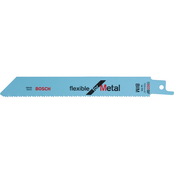 hojas de sierra de vaivén bimetal S 922 BF Flexible para metal