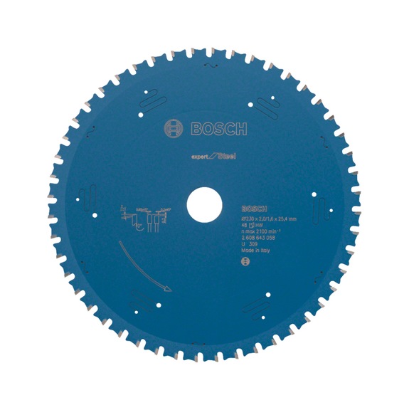 Hoja de sierra circular Expert para acero, 230x25,4x2,0&nbsp;mm, 48 T - hoja de sierra circular Expert para acero 230x25,4x2,0 48 T