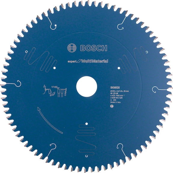 circular saw blade Expert for Multi Material, 254 x 30 x 2.4 mm, 80 T