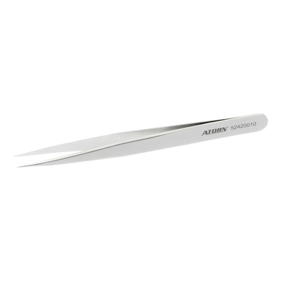 ATORN tweezers anti-magnetic 120&nbsp;mm fine tips - Precision electronics tweezers with fine tip shapes