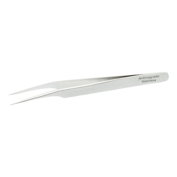ATORN tweezers anti-magnetic 120&nbsp;mm laterally straight tips - Precision electronics tweezers with fine tip shapes
