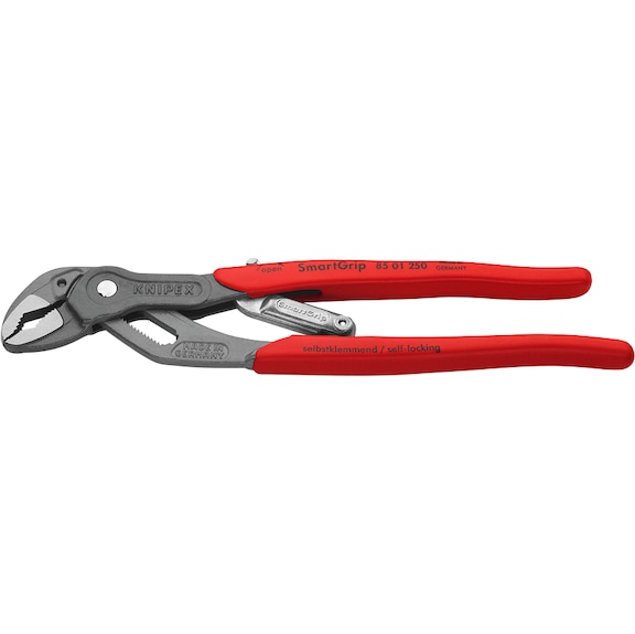 KNIPEX SmartGrip water pump pliers 250&nbsp;mm polished head with plastic handle - Water pump pliers Smart Grip