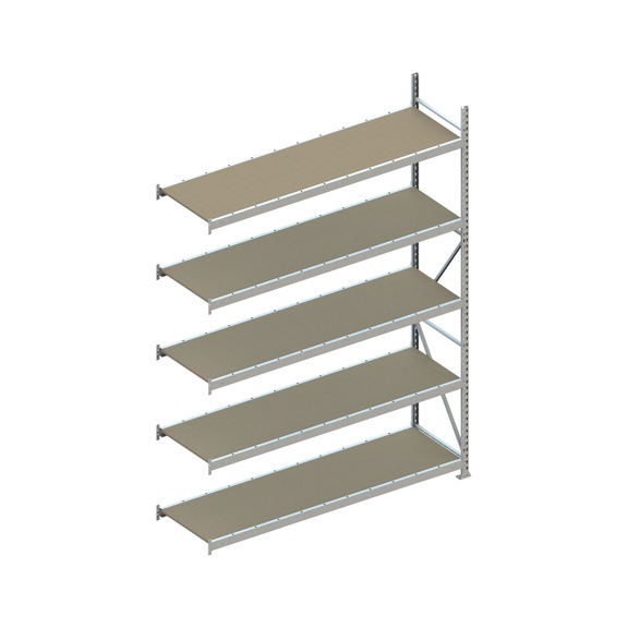 META wide-bay shelf Mini-RACK height 3000mm, add-on shelf w.chipb. 2200x650mm - MINI-RACK wide-span shelves