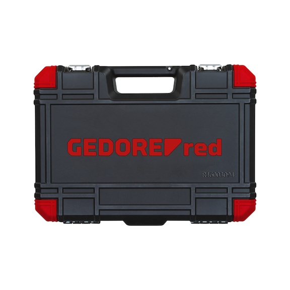 GEDORE RED Steckschlüsselsatz 94-teilig 1/4 Zoll / 1/2 Zoll - Steckschlüssel-Satz 94-teilig