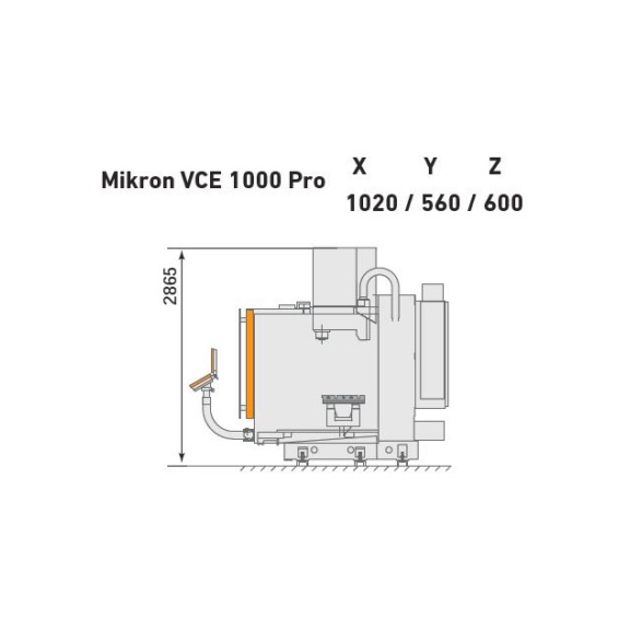 Mikron VCE 1000 Pro Fräsmaschine - Mikron VCE 1000 Pro Fräsmaschine
