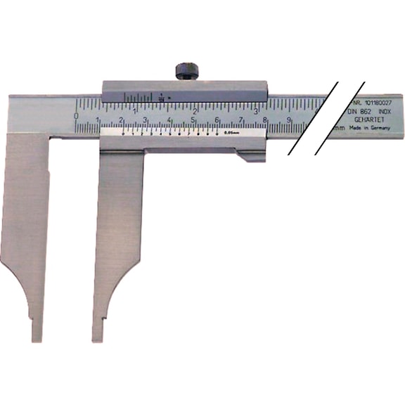 未配备测爪的不可微调 ATORN 不锈钢游标卡尺，量程 500&nbsp;毫米 - 车间游标卡尺