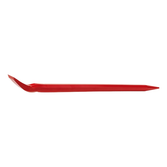 ATORN 撬胎棒 400 毫米，六角形，16 毫米，红色 - 带尖头的撬胎棒