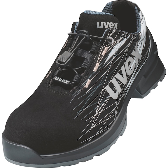 uvex 1 print low-cut safety shoes - 1