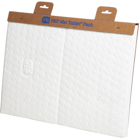 Mat tablet pack – including 10 PIG absorbent mats