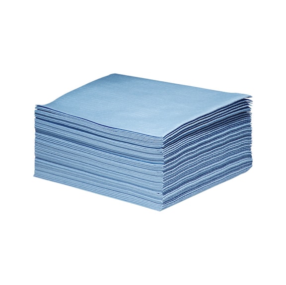 PIG Afneemdoekje WIP304, blauw, 33 x 30 cm, 1 verpakking van 50 - Doekjes WIP 304