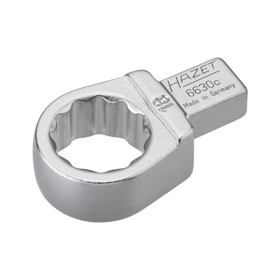 Herramienta de conexión de anillo HAZET, 22 mm, cuadrado encajable 9x12&nbsp;mm - Herramienta encajable de anillo
