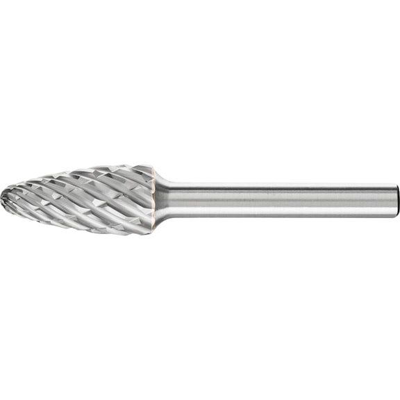 Fresa de metal duro PFERD, RBF 0618/6 STEEL - Punta fresadora de metal duro con dientes STEEL