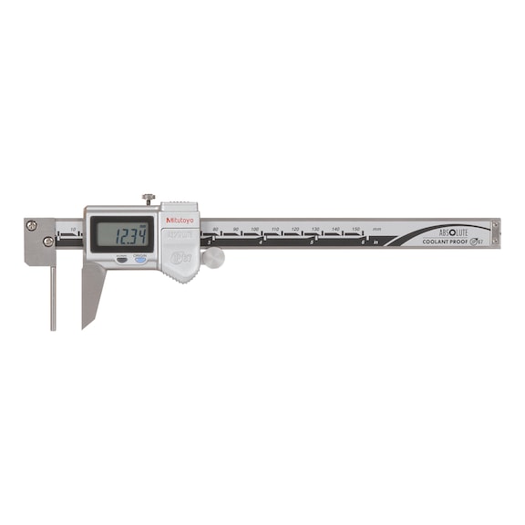 Posuvná měřítka MITUTOYO pro tloušťka stěny trubky ABS 0–6" IP67 - Elektronická kapesní posuvná měřítka