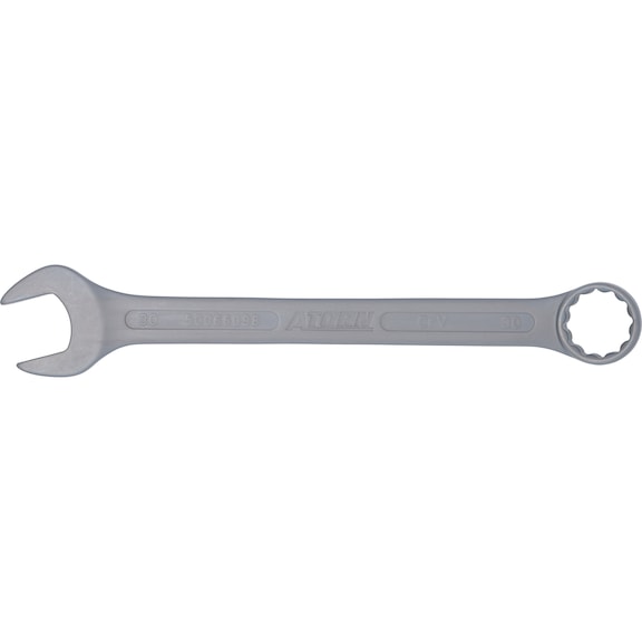 ATORN combination wrench 30 mm DIN 3113 A - Combination wrench (DIN 3113 A) with special coating