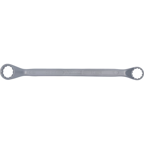 Double ring wrench (DIN 838) with special surface