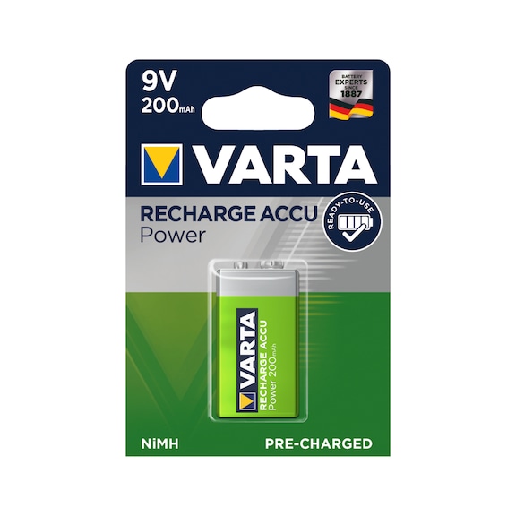 VARTA 电池，可充电电源电池包型吸塑包，1 件 8.4 伏 Ni-MH - 长寿命充电电池/电源充电电池电池包